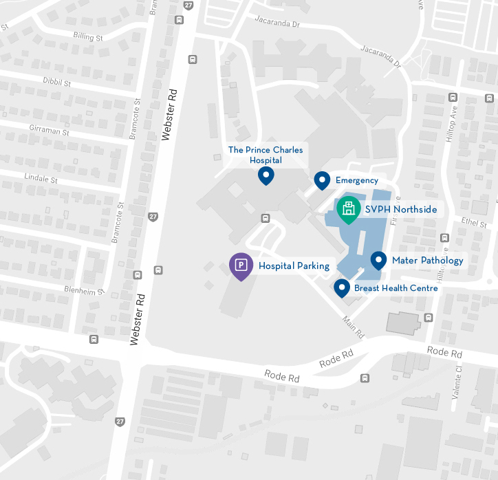 St. Vincent Hospital Campus Map
